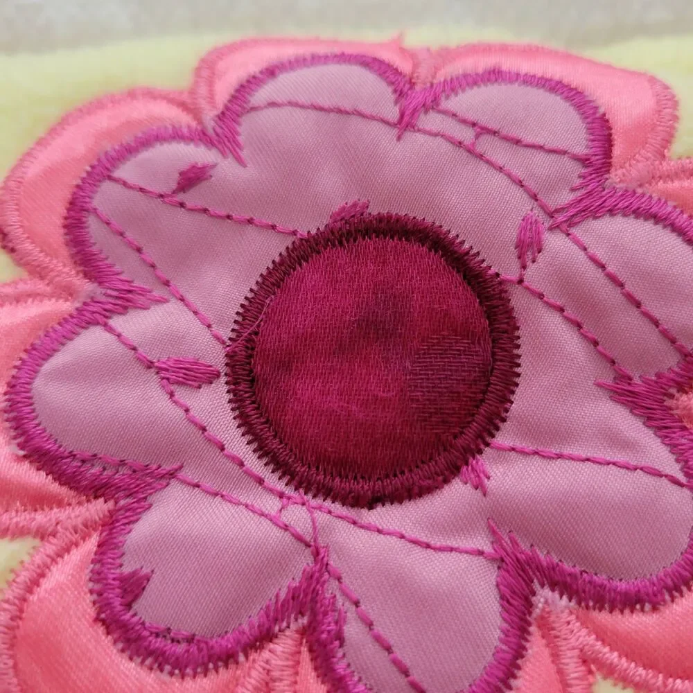 Y2K Lambs & Ivy Comforter Quilt Blanket Flower Butterfly Baby Patchwork Girls